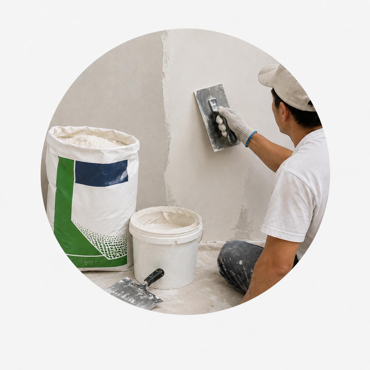 Bột trét tường cho thi công và hoàn thiện bề mặt